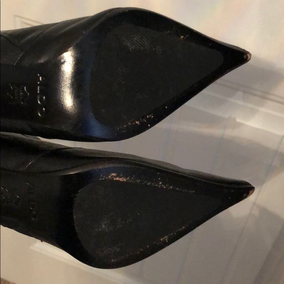 ALDO Black boots with Crome heals size 37 - Picture 5 of 8